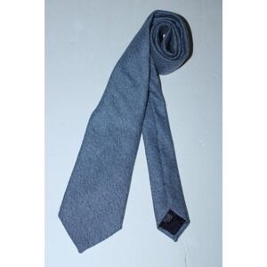 Nicky Men's Classic Size Knit Blue Cashmere Hand Made Formal Tie
